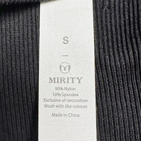 YOGA TOP Womens Size Small Black One Shoulder Activewear Workout - Picture 6 of 7